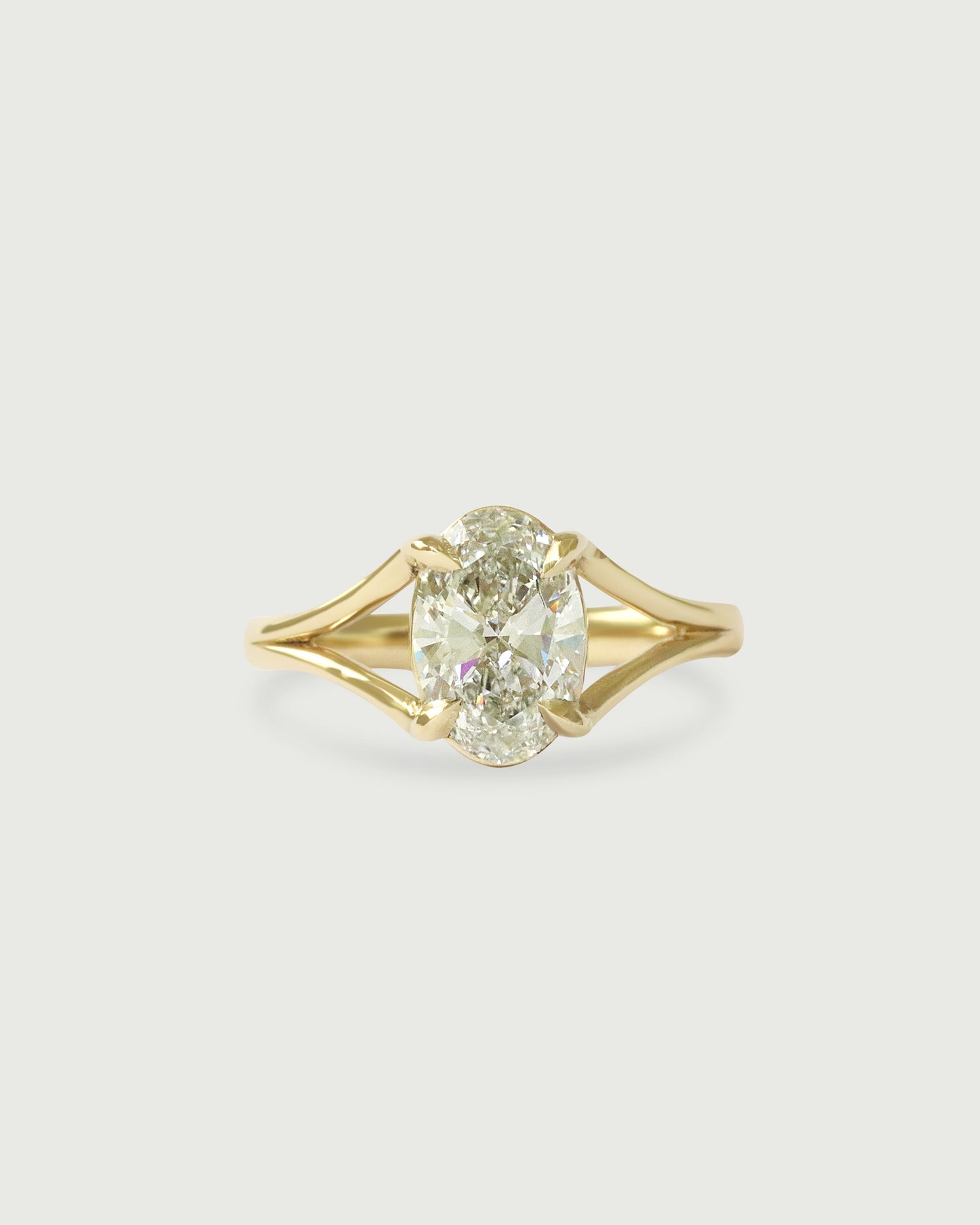 Front view of Tributary Ring in 14k yellow gold by Kestrel Dillon Front view of Tributary Ring in 14k yellow gold by Kestrel Dillon