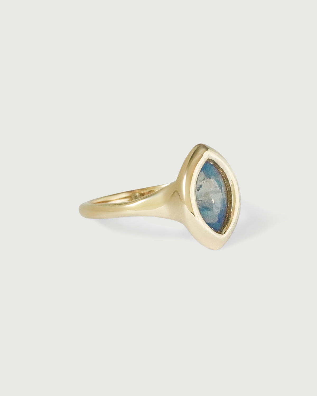 Side view of Star Jelly Solitaire Ring by Kestrel Dillon Side view of Star Jelly Solitaire Ring by Kestrel Dillon