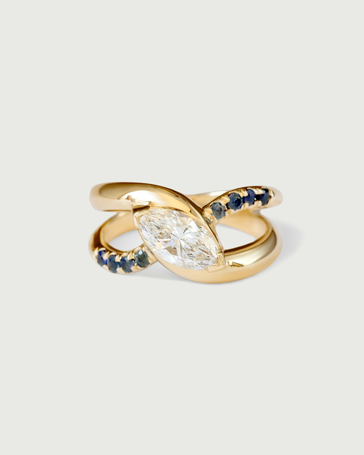 Front view of Wellspring Ring by Kestrel Dillon Jewelry
